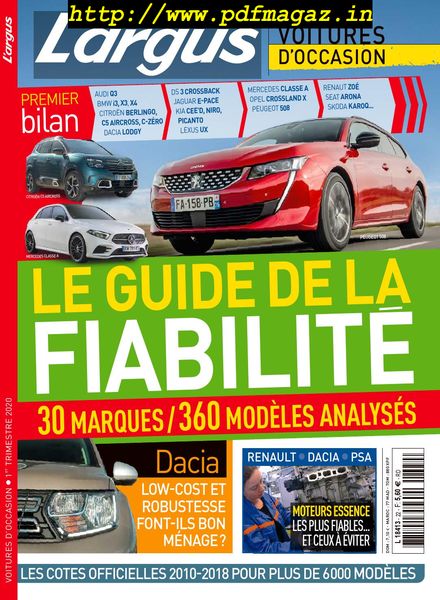 L’Argus Voitures d’Occasion – janvier 2020