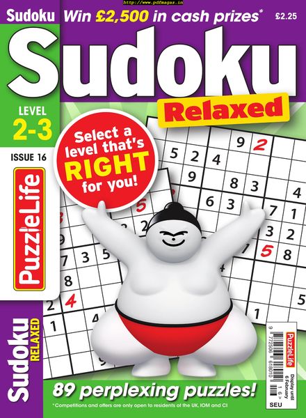 PuzzleLife Sudoku Relaxed – January 2020