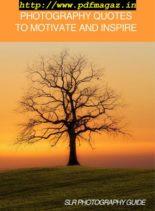 SLR Photography Guide – December 2019