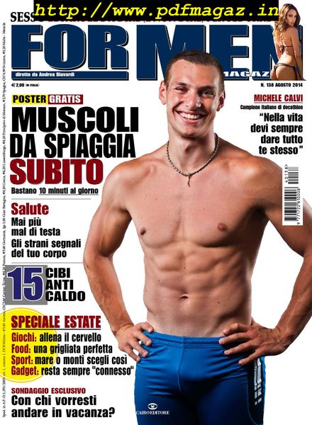For Men Magazine – Agosto 2014