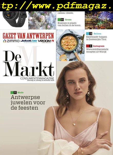 Gazet van Antwerpen De Markt – 14 december 2019