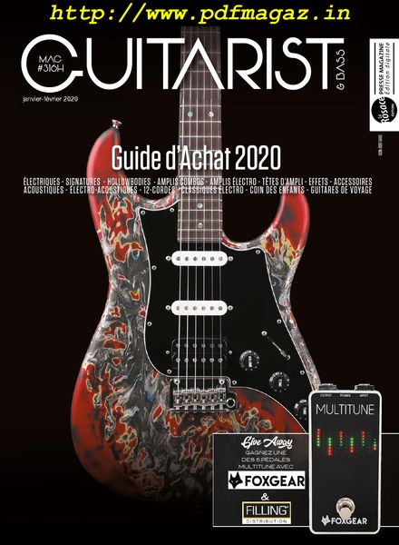 Guitarist & Bass – janvier 2020