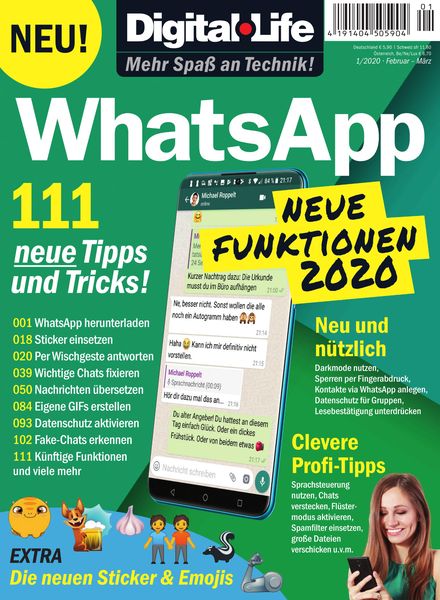 Digital Life – WhatsApp – Februar-Marz 2020