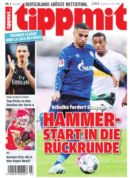Tippmit – 14 Januar 2020