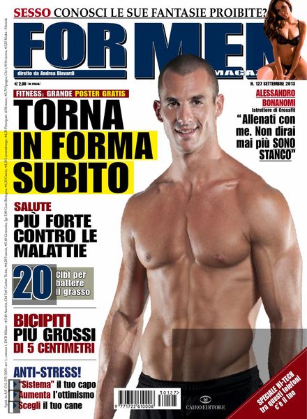 For Men Magazine – Settembre 2013