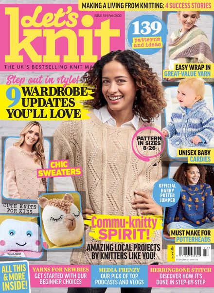 Let’s Knit – Issue 154 – February 2020