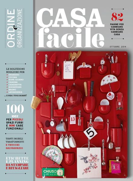 CasaFacile – Ordine & Organizzazione – Ottobre 2014
