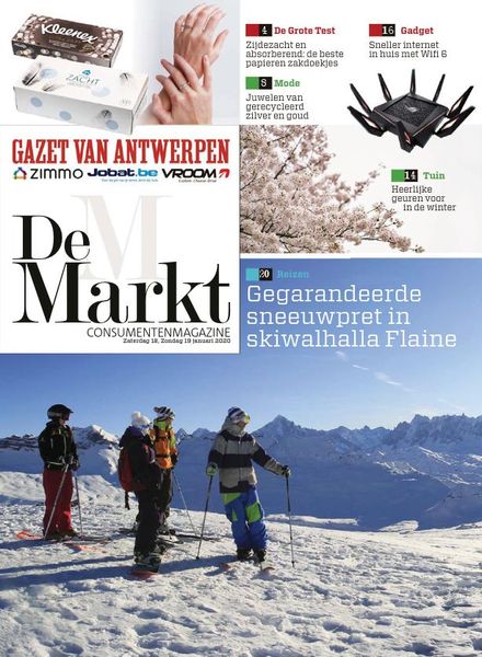 Gazet van Antwerpen De Markt – 18 januari 2020