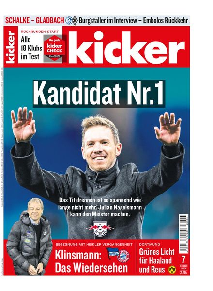 Kicker – 16 Januar 2020