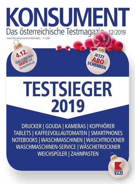 Konsument – Nr.12, 2019
