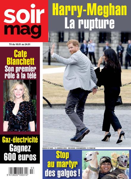 Le Soir Magazine – 18 janvier 2020