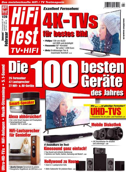 Hifi-Test Germany – Januar-Februar 2020