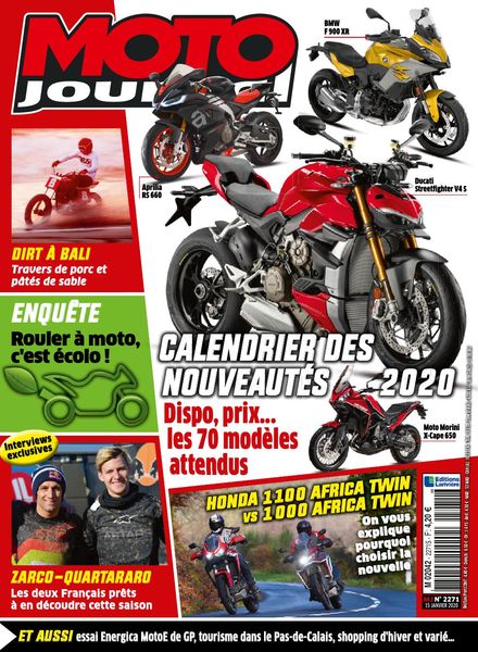 Moto Journal France – 15 janvier 2020