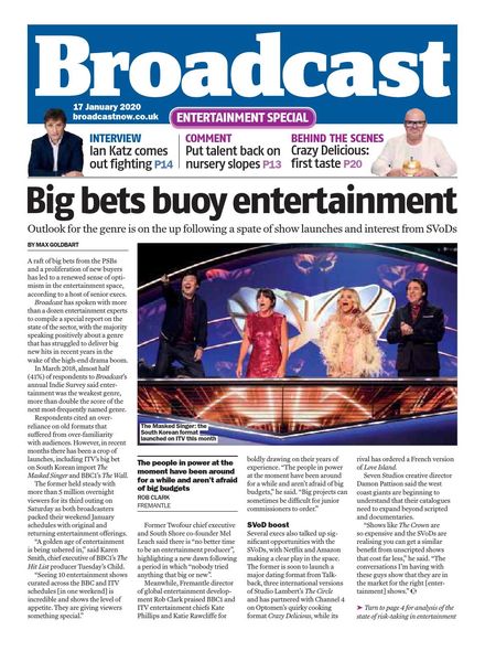 Broadcast Magazine – 17 January 2020