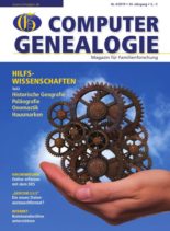 Computer Genealogie – Nr.4, 2019