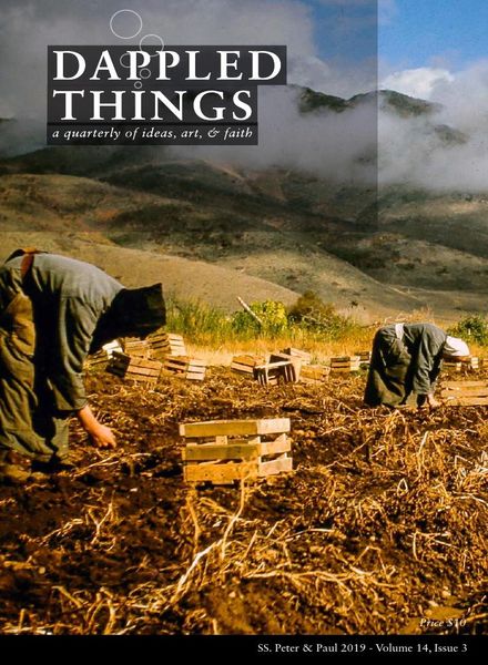 Dappled Things – Volume 14 Issue 3 – SSPP 2019