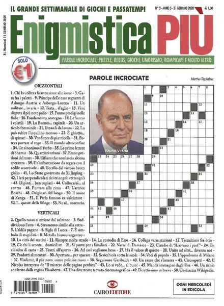 Enigmistica PIU – 21 Gennaio 2019