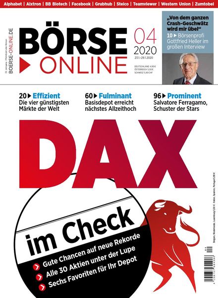 Borse Online – 23 Januar 2020