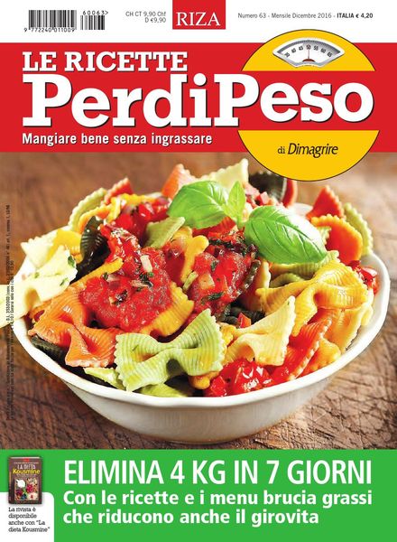 Le Ricette PerdiPeso – Dicembre 2016