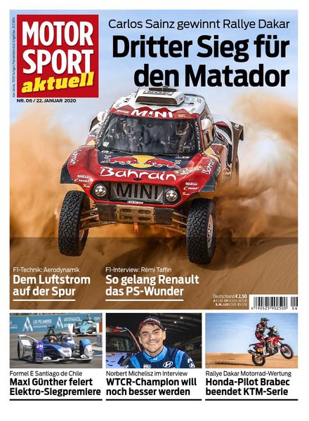 Motorsport Aktuell – 21 Januar 2020