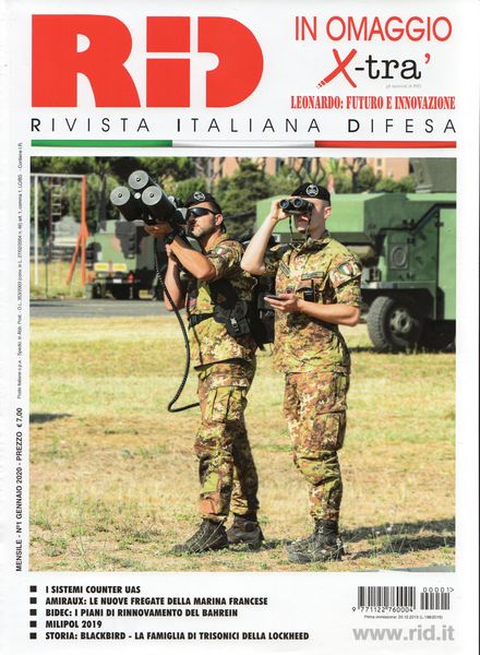 Rivista Italiana Difesa – Gennaio 2020