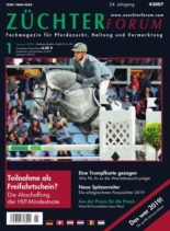 Zuchterforum – Januar 2020