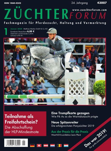 Zuchterforum – Januar 2020