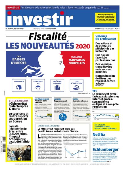 Investir – 24 Janvier 2020