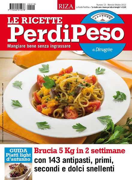 Le Ricette PerdiPeso – Ottobre 2012