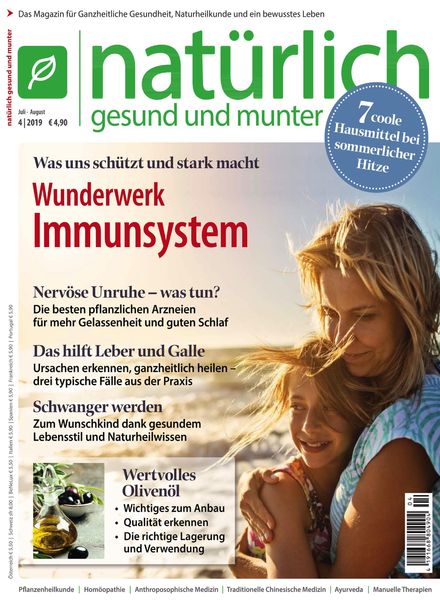 Naturlich Gesund und Munter – Juli-August 2019