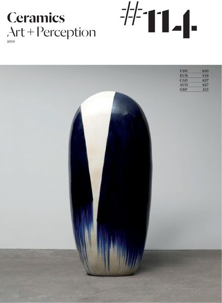 Ceramics Art and Perception – December 2019