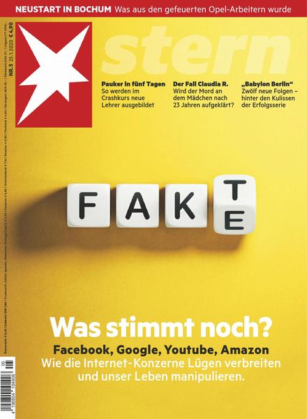 Der Stern – 23 Januar 2020
