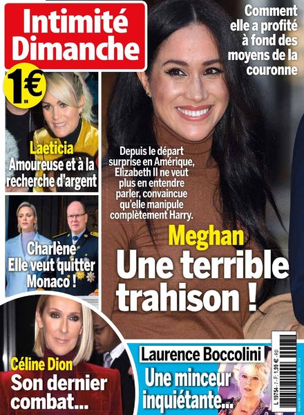 Intimite Dimanche – Fevrier-Mars 2020