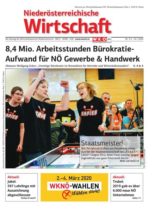 NiederOsterreichische Wirtschaft – 24 Januar 2020