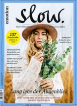 Emotion Slow – Nr.4 2019