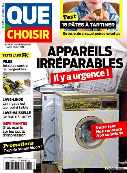 Que Choisir – Janvier 2020