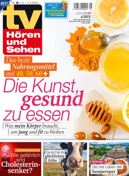 TV HOren und Sehen – 1 Februar 2020