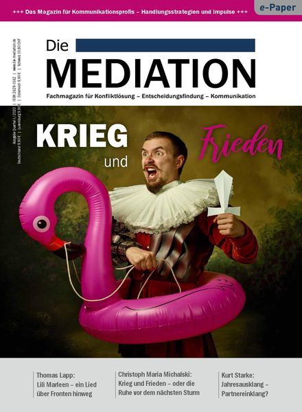 Die Mediation – Nr.1, 2020
