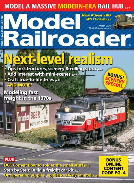 Model Railroader – March 2020