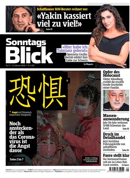 SonntagsBlick – 02 Februar 2020