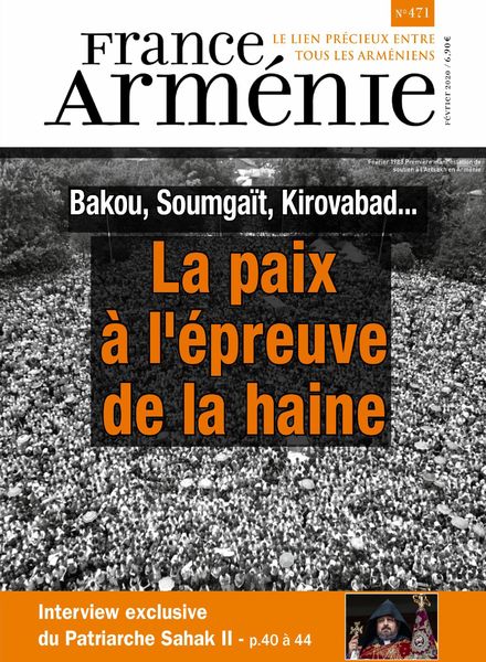 France Armenie – Fevrier 2020