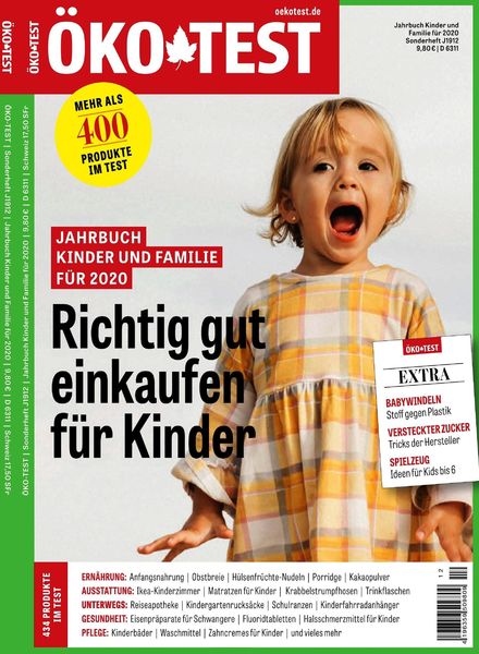 Okotest Jahrbuch Kleinkinder – Nr.12, 2019
