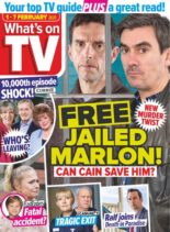 What’s on TV – 01 February 2020