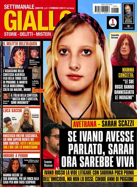 Giallo – 5 Febbraio 2020