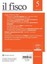 il fisco – 3 Febbraio 2020