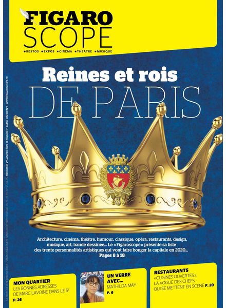 Le Figaroscope – 29 Janvier 2020