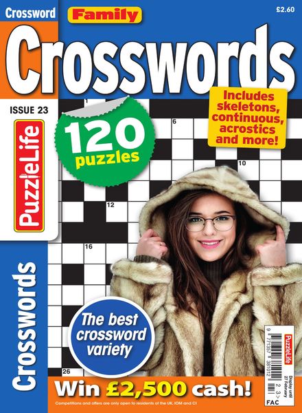 Family Crosswords – Issue 23 – January 2020