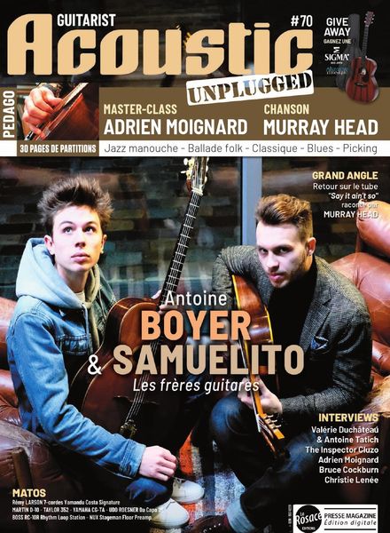 Guitarist Acoustic Unplugged – fevrier 2020