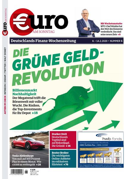 Euro am Sonntag – 08 Februar 2020