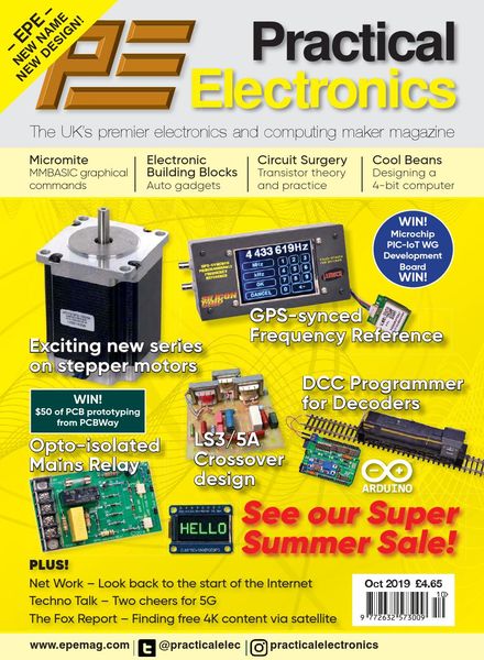 Practical Electronics – October 2019
